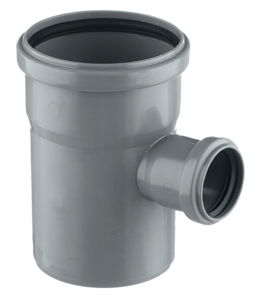Тройник Pro Aqua Comfort d110х50 мм 87° пластиковый для внутренней канализации